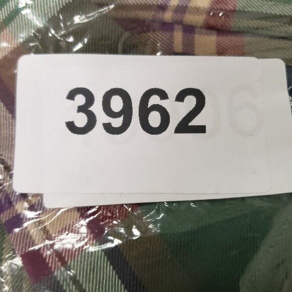 Ralph Lauren Mens Plaid Button Up Shirt Size 2XL Tall Green Country Equestrian - Picture 7 of 8